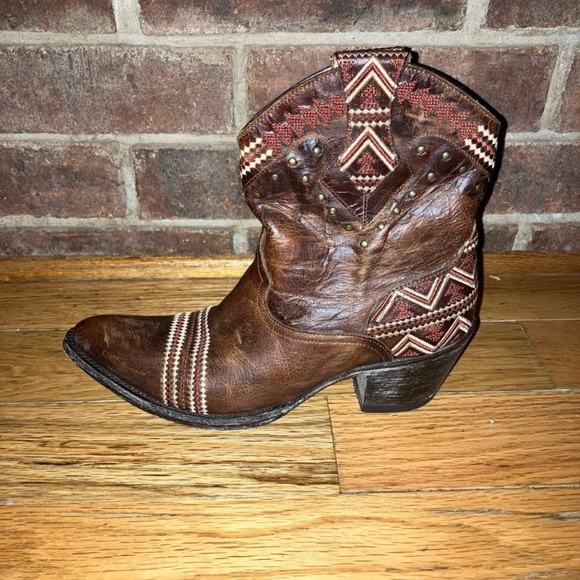 COPY - Yippee Ki Yay By OLD GRINGO Ankle Brown Leather Vintage Authentic ankle … - Picture 8 of 9